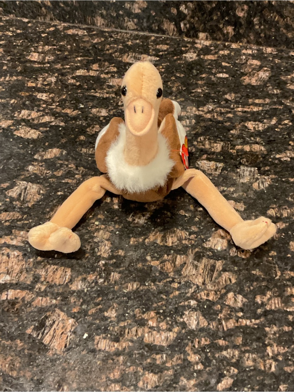 TY Vintage Ostrich Beanie Baby